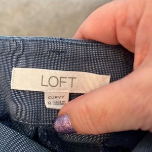 LOFT Curvy Riviera Pant. Non-smoking home